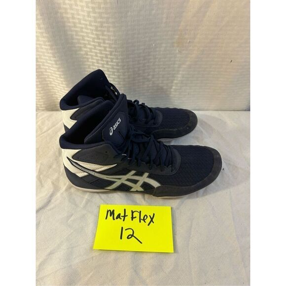 ASICS MatFlex blue navy men’s 12 Wrestling Shoes - Picture 6 of 6